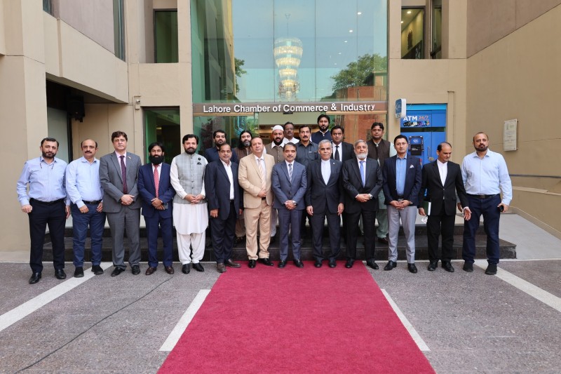 President Pakpattan Chamber Of Commerce And Industry, Dewan Azmat Mahmood Chishti, Along With President Lahore Chamber Of Commerce &amp; Industry, Faheem Ur Rehman Saigol, Senior Vice President Tanveer Ahmed Sheikh, And Vice President Khurram Lodhi, Warmly Welcomed H.E. Mehran Movahedfar, Consul General Of The Islamic Republic Of Iran, At The Lahore Chamber Of Commerce And Industry